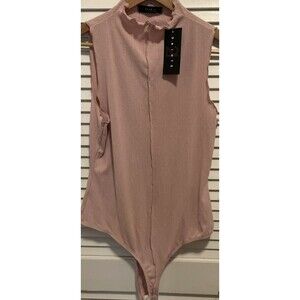 NWT Women’s Bodysuit Saints Size L Lightweight Pink